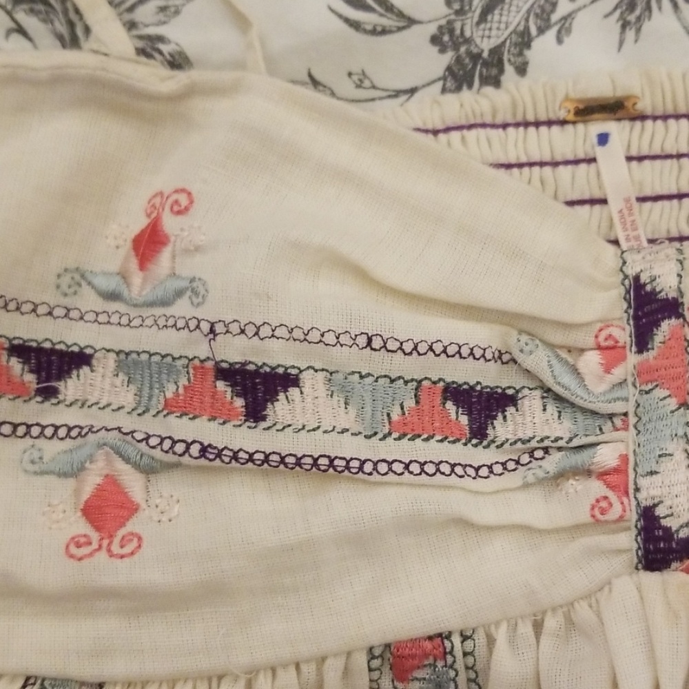 Free People Embroidered Mini Dress - Picture 5 of 6